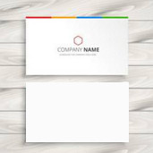 Визитка цвет. 250г/м - 100шт