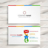 Визитка 250 г/м  двухсторонняя 100шт